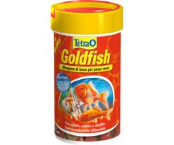 Mangime in fiocchi per tutti i pesci rossi e altri pesci d'acqua fredda.