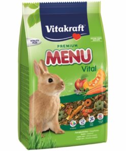 Alimento principale appositamente studiato per le esigenze dei conigli nani.