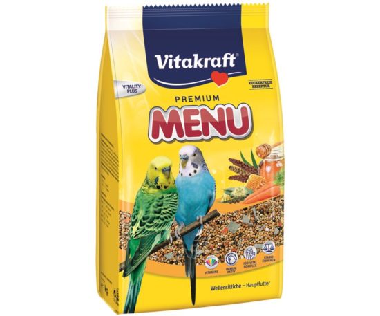 Alimento completo specifico per pappagallini con semi selezionati maturati al sole quali miglio rosso