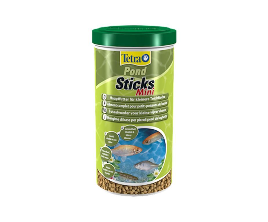 Tetra Pond Sticks Mini contiene tutte le sostanze nutritive