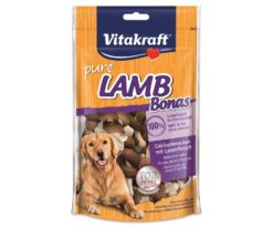 Lamb bonas® ossi al calcio con carne di agnello.