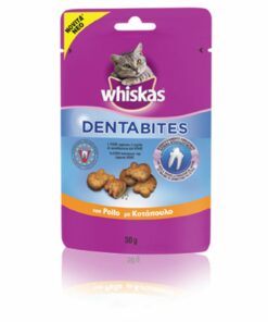 Whiskas® Dentabites® é specificatamente formulato per preservare l'igiene orale del tuo gatto.