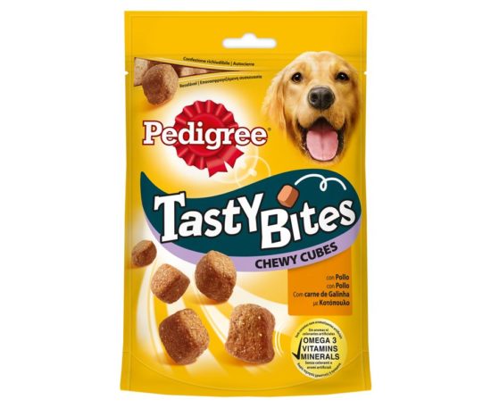 I cani amano essere ricompensati - Pedigree ® Tasty Bites sono una gamma di stuzzicanti e gustosi snack disponibili in diverse forme e varietà. Perfetti per bocche grandi e piccole