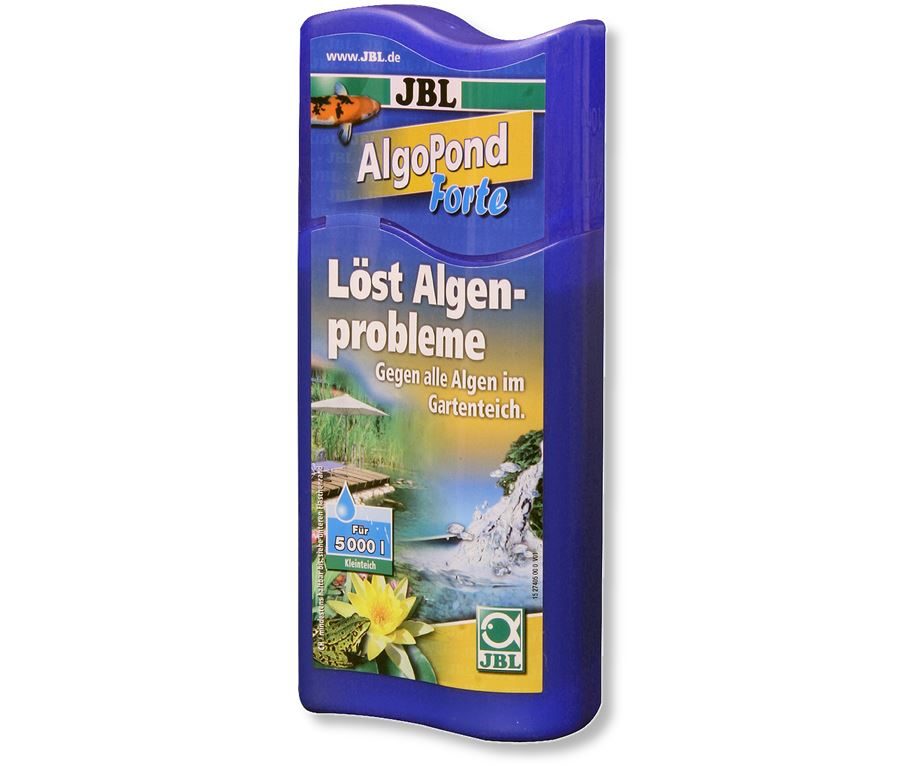 Contro le alghe nel laghetto da giardino AlgoPond forte combatte efficacemente tutti i tipi di alghe (acqua verde e alghe filamentose)