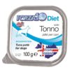 Forza10 solo diet tonno è una dieta monoproteica al pesce della linea dietetica studiata da sanypet per la riduzione delle allergie e delle intolleranze alimentari.