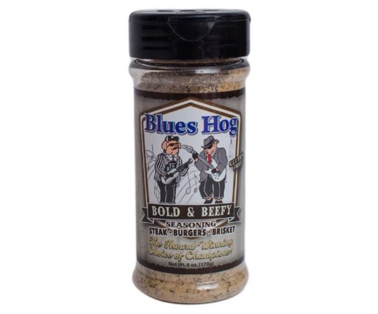 Blues hog bbq 'bold & beefy' seasoning.