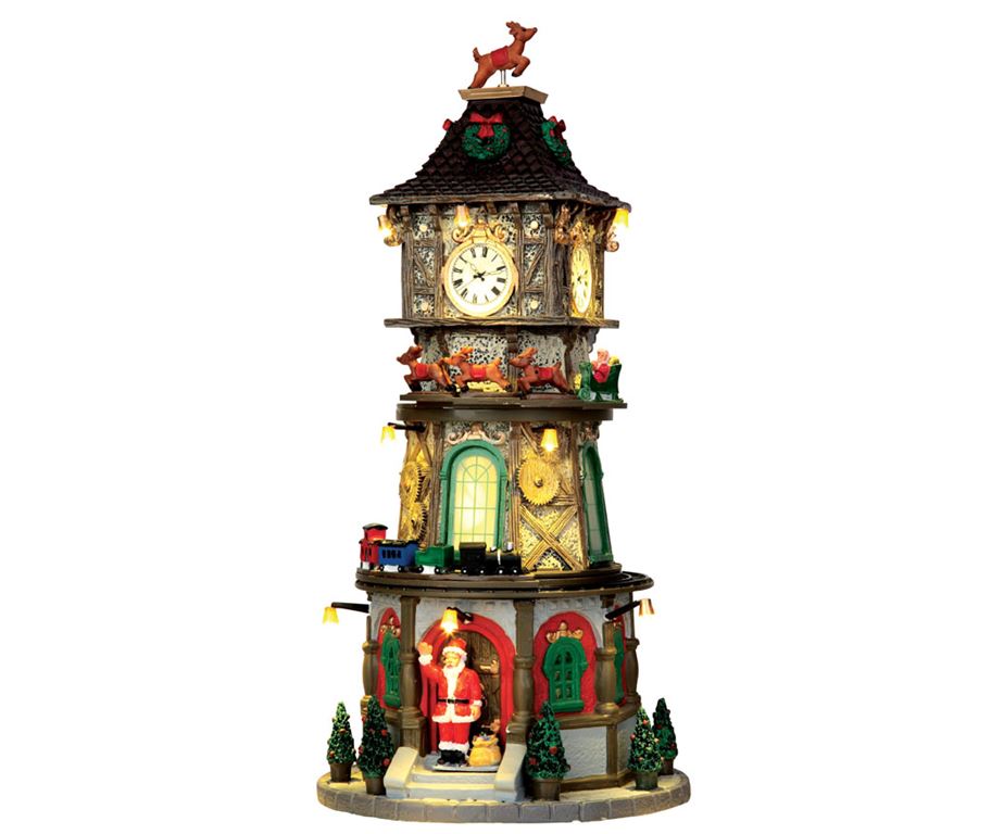Christmas clock tower