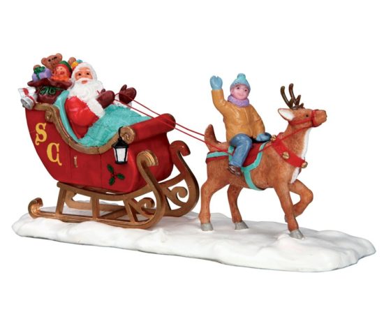 Santa's sleigh.