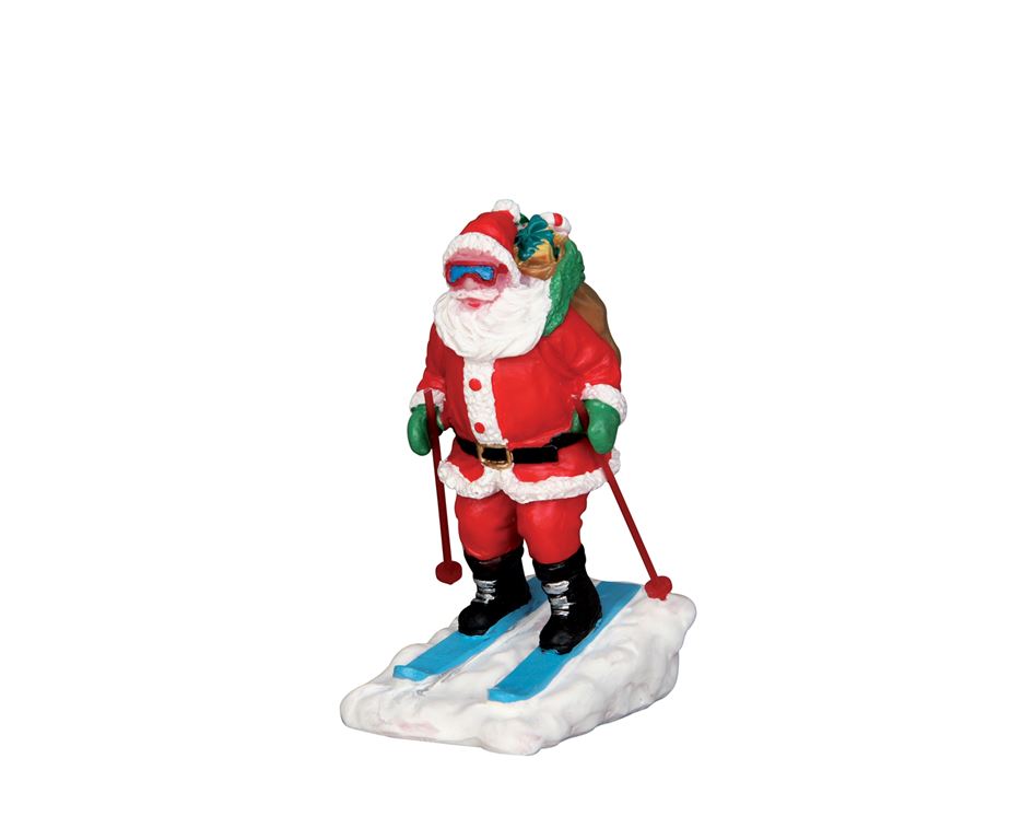 Santa skier.