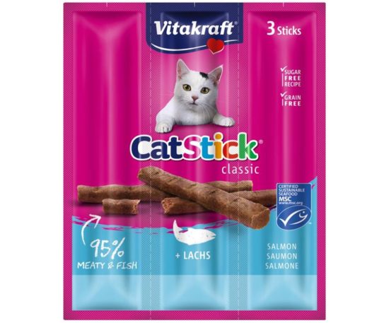Vitakraft Cat-stick Mini Salmone Msc 18 Gr.