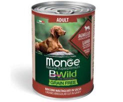 Monge Dog Bwild Adult Agnello/zucca/zucchine 400 G.