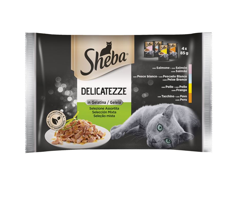Sheba Delicatezze Gelatina E Pollo 4x85 G.