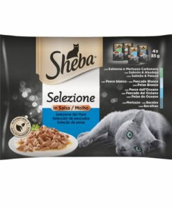 Sheba Delicatezze Salsa E Pesce 4x85 G .