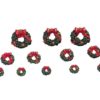 Lemax Wreaths With Red Bow