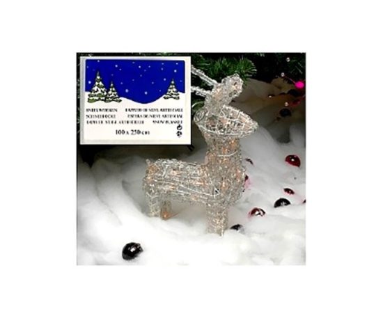 Neve sintetica per presepe e decorazioni natalizie.