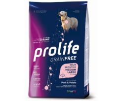 Prolife dog grain free sensitive pork & potato m/l 2