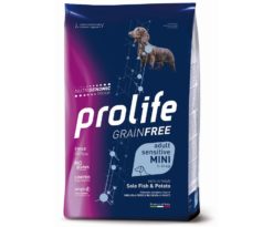 Prolife dog grain free sensitive sole fish & potato mini 2 kg.