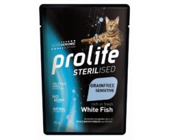 Prolife Cat Grain Free Sterilised White Fish 85 G.