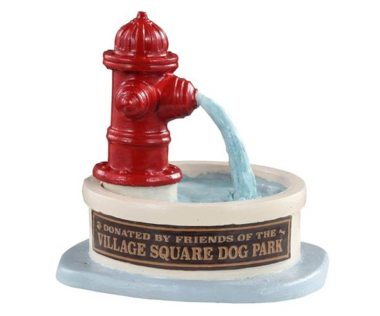 Lemax Dog Park Water Fountain.