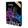 Twinkly Music è una chiavetta USB che ti permette di creare con le luci Twinkly straordinari effetti luminosi in sincronia con la musica.