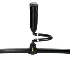 Per installare l’irrigatore con una derivazione dal tubo di linea tramite la presa a staffa oppure tramite un attacco a t / a l con filetto femmina.