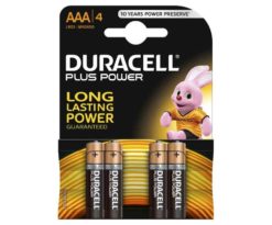 Duracell con Duralock™ garantisce che l’energia a lunga durata incorporata in ciascuna batteria Plus Power rimanga al 100% per un periodo che si estende fino a 10 anni prima dell’uso.