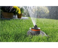 L'irrigatore circolare a settori tango comfort gardena è un irrigatore circolare particolarmente silenzioso e facile da usare per superfici ridotte ed estese.