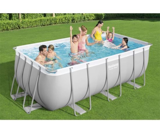 Bestway 56456 - Trascorri le giornate di bel tempo divertendoti nel totale relax con questo set da piscina Power Steel!