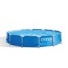 Intex 28212 - Le piscine della linea Metal Frame sono dotate di una robusta struttura in metallo con pareti lateral in PVC laminato a triplice stato con uno spessore extra resistente.
