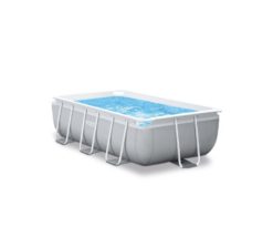 Intex 26772 - Le piscine della linea Prism Frame sono dotate di una robusta struttura in metallo con pareti lateral in PVC triplo strato SUPER –TOUGH™ e acciaio trattato resistente a ruggine e corrosione