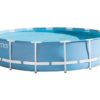 Intex 28728 - Le piscine della linea Prism Frame sono dotate di una robusta struttura in metallo con pareti lateral in PVC triplo strato SUPER –TOUGH™ e acciaio trattato resistente a ruggine e corrosione