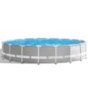 Intex 28752 - Le piscine della linea Prism Frame sono dotate di una robusta struttura in metallo con pareti lateral in PVC triplo strato SUPER –TOUGH™ e acciaio trattato resistente a ruggine e corrosione