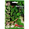 Rucola coltivata è una pianta annuale dalle foglie lobate lunghe 10-15 cm e dal caratteristico sapore leggermente amaro e piccante.
