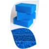 Filtro Azzurro è un materiale sintetico estruso adatto al filtraggio meccanico dell'acqua dell'acquario.