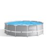 Intex 26716 - Le piscine della linea Prism Frame sono dotate di una robusta struttura in metallo con pareti lateral in PVC triplo strato SUPER –TOUGH™ e acciaio trattato resistente a ruggine e corrosione