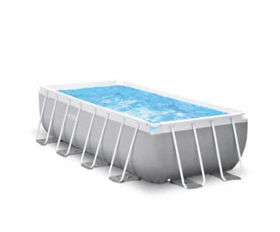 Intex 26792 - Le piscine della linea Prism Frame sono dotate di una robusta struttura in metallo con pareti lateral in PVC triplo strato SUPER –TOUGH™ e acciaio trattato resistente a ruggine e corrosione