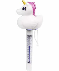 Bestway termometro galleggiante fenicottero unicorno con cordicella.