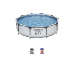Bestway 56408 - Trascorri la tua estate in acqua con questa piscina Bestway Steel Pro MAX!