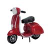 Red moped.