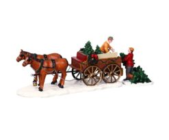 Christmas tree wagon