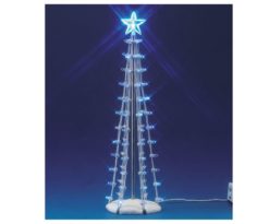 Lighted silhouette tree(blue)