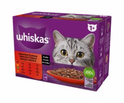 Whiskas multipack straccetti 12x85 g gustoso.