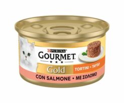 Gourmet gold tortini: piccoli bocconi tagliati finemente con carni o pesce