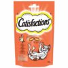 Catisfaction pollo è una deliziosa linea di fuoripasto per il proprio gatto. Si tratta di croccantissimi snack con un morbido ripieno a cui i gatti non sapranno resistere.