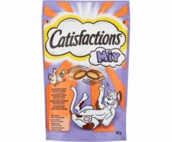 Catisfaction pollo & anatra è una deliziosa linea di fuoripasto per il proprio gatto. Si tratta di croccantissimi snack con un morbido ripieno a cui i gatti non sapranno resistere.