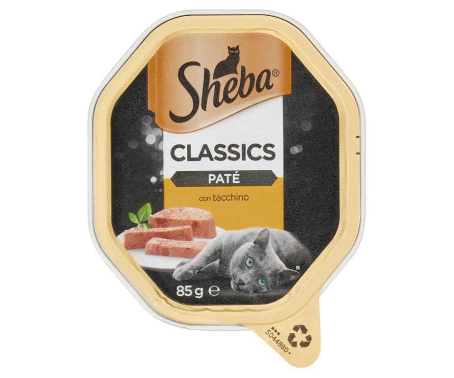 Sheba patè classic con tacchino 85 g.