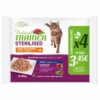 Il cibo umido per gatti adulti Trainer Natural Sterilised è un alimento completo creato specificatamente per soddisfare le esigenze nutrizionali dei gatti sterilizzati.