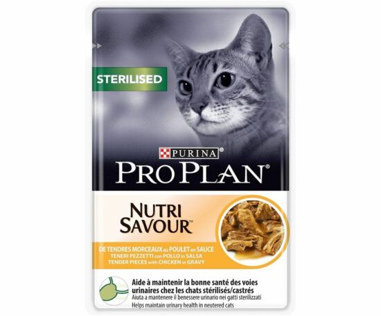 Alimento completo per gatti castrati/sterilizzati. Gatti castrati o sterilizzati da 1 a 7 anni di età.