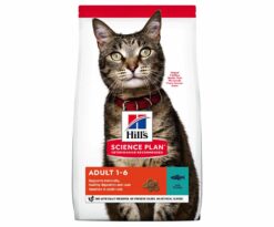 Hill's™ science plan™ adult alimento per gatti con tonno (tonno 5%) è un alimento completo per gatti adulti da 1 a 6 anni d'età.