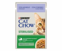 Cat chow sterilised agnello e fagiolini 85 g.
